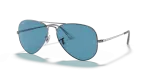 แว่นกันแดด Rayban Aviator Metal II RB3689-004/S2 Gunmetal Blue Polarized Rayban Aviator Metal II RB3689-004/S2 กันเมทัล แว่นกันแดดทรงนักบิน