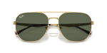 Rayban RB3724D 001/71 close-up ด้านหน้า