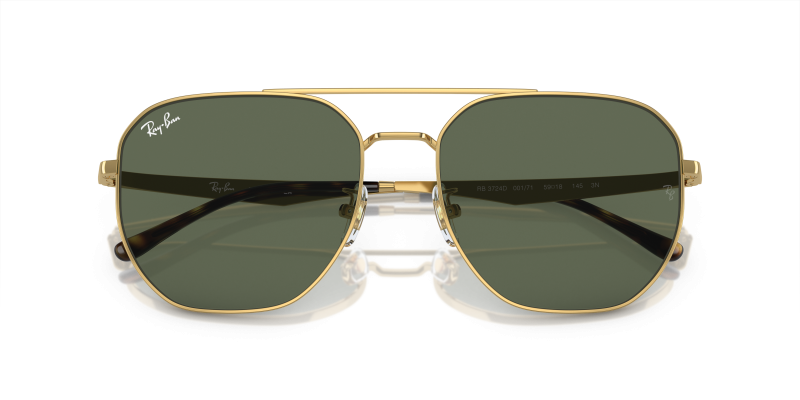 Rayban RB3724D 001/71 close-up ด้านหน้า