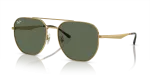 Rayban RB3724D 001/71 กรอบอาริสต้า เลนส์เขียวเข้ม