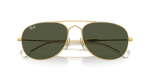 แว่นกันแดด Rayban Bain Bridge RB3735-001/31 Arista Green Rayban Bain Bridge RB3735 001/31 close-up ด้านหน้า