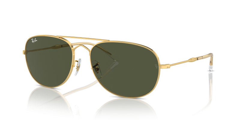 แว่นกันแดด Rayban Bain Bridge RB3735-001/31 Arista Green Rayban Bain Bridge RB3735 001/31 กรอบทองอะริสต้า เลนส์เขียวคลาสสิก