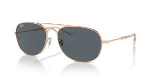 Rayban Bain Bridge RB3735 9202R5 กรอบโรสโกลด์ เลนส์น้ำเงินสด