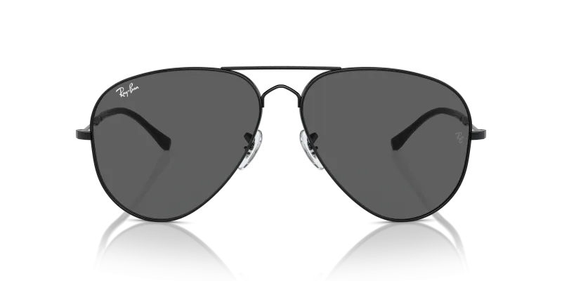 Rayban Old Aviator RB3825-002/B1 ดำ ด้านหน้า