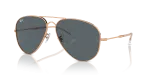 Rayban Old Aviator RB3825 9202R5 กรอบโรสโกลด์ เลนส์น้ำเงิน