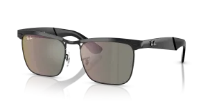 Rayban RB3875 Wayfarer Deluxe Black Grey Mirror