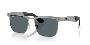 Rayban Wayfarer Deluxe RB3875 029 R5 กรอบผิวทรายกันเมทัล เลนส์น้ำเงิน