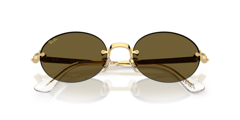 Rayban RB3929-001/73 อะริสต้าทอง close-up ด้านหน้า