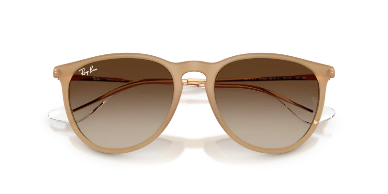 Rayban Erika RB4171F-681413 เบจรับเบอร์ close-up ด้านหน้า