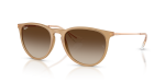 Rayban Erika RB4171F-681413 เบจรับเบอร์ แว่นกันแดดทรงแฟนทอส