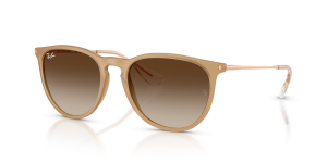 Rayban Erika RB4171F-681413 เบจรับเบอร์ แว่นกันแดดทรงแฟนทอส