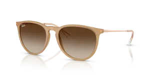 Rayban Erika RB4171F-681413 เบจรับเบอร์ แว่นกันแดดทรงแฟนทอส