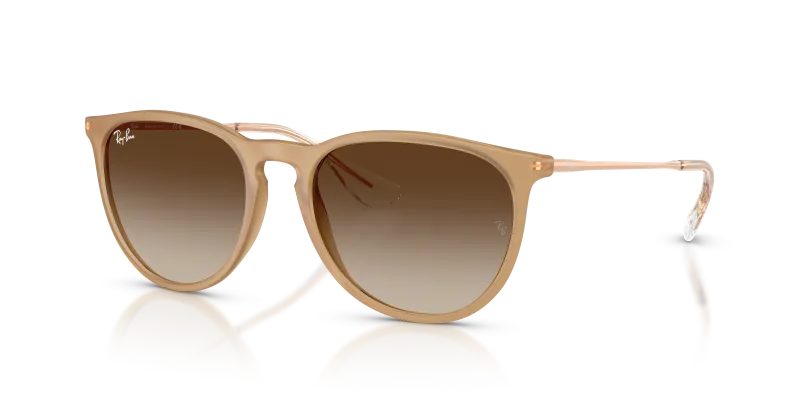 แว่นกันแดด Rayban Erika RB4171F-681413 Rubber Beige Brown Gradient Rayban Erika RB4171F-681413 เบจรับเบอร์ แว่นกันแดดทรงแฟนทอส
