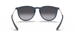 แว่นกันแดด Rayban Erika RB4171-60028G Rubber Blue Grey Gradient Rayban Erika RB4171-60028G น้ำเงินด้าน ขาแว่นด้านใน