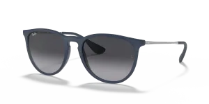 Rayban Erika RB4171-60028G น้ำเงินด้าน แว่นกันแดดทรงกลม