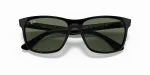 แว่นกันแดด Rayban RB4181-601 Black Dark Green Rayban RB4181-601 ดำ close-up ด้านหน้า