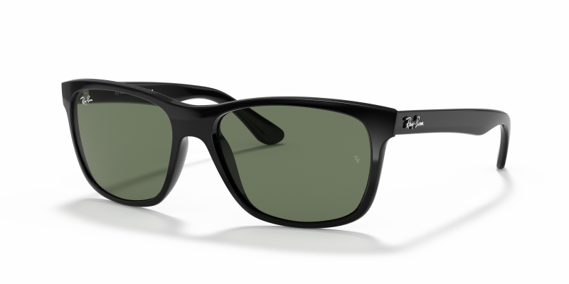 แว่นกันแดด Rayban RB4181-601 Black Dark Green Rayban RB4181-601 ดำ แว่นกันแดดทรงสี่เหลี่ยม