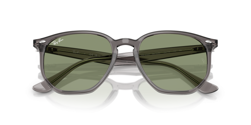 Rayban RB4306-687382 เทาโอปอล close-up ด้านหน้า