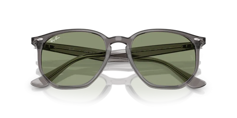 Rayban RB4306-687382 เทาโอปอล close-up ด้านหน้า