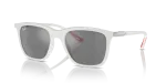Rayban RB4433M F6256G กรอบขาว เลนส์มิเรอร์เงิน