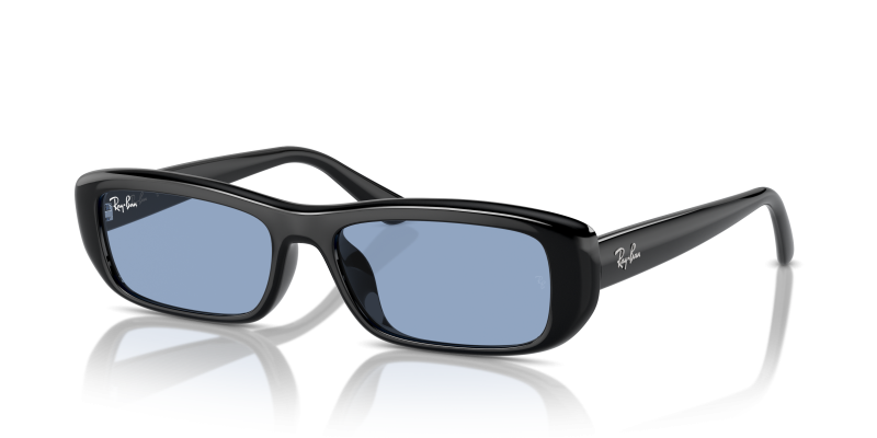 แว่นกันแดด Rayban RB4436D-667772 Black Light Blue Rayban RB4436D Black Light Blue ทรงหมอน