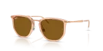 แว่นกันแดด Rayban RB4451-680133 Transparent Beige Brown Rayban RB4451 Transparent Beige Rose Gold