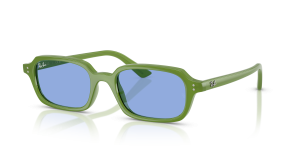 Rayban Zuri RB4455F 681080 แว่นกันแดดเขียวจังเกิลเมฆหมอก Unisex