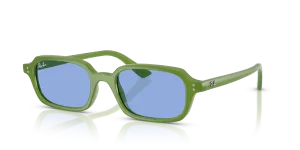 Rayban Zuri RB4455F 681080 แว่นกันแดดเขียวจังเกิลเมฆหมอก Unisex