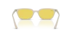 แว่นกันแดด Rayban Zaya RB4456F-68086D Cloudy Warm White Yellow Mirror Rayban Zaya RB4456F 68086D ขาแว่นด้านใน