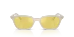 แว่นกันแดด Rayban Zaya RB4456F-68086D Cloudy Warm White Yellow Mirror Rayban Zaya RB4456F 68086D แว่นกันแดดด้านหน้า