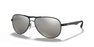 Rayban RB8313-002/K7 ดำ แว่นกันแดดทรงนักบินเลนส์โพลาไรซ์ปรอททึบ สำหรับผู้ชาย
