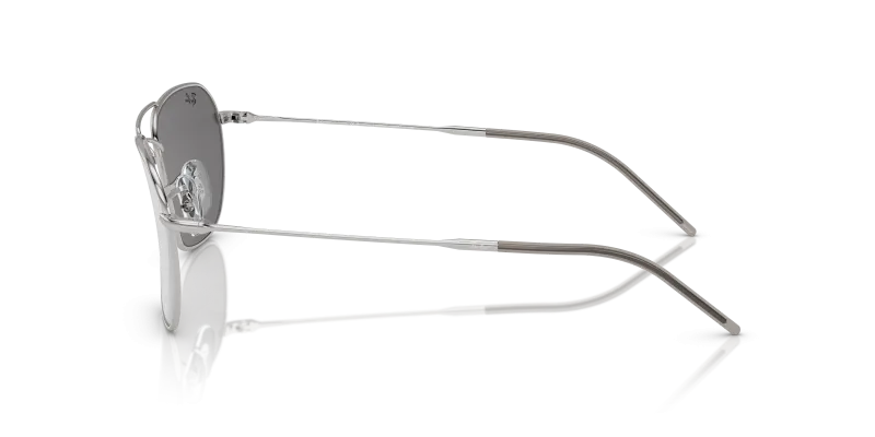 แว่นกันแดด Rayban RBR0102S Caravan Reverse Silver มุมข้าง