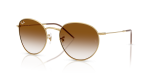 Rayban Round Reverse RBR0103S-001/CB อะริสต้าทอง แว่นกันแดดทรงกลม