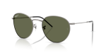 แว่นกันแดด Rayban Round Reverse RBR0103S-004/9A Gunmetal Green Rayban Round Reverse RBR0103S 004 9A แว่นกันแดดกันเมทัล