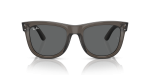 แว่นกันแดด Rayban Wayfarer Reverse RBR0502S-6707GR Transparent Dark Grey Rayban Wayfarer Reverse RBR0502S-6707GR เทาเข้มโปร่งใส ด้านหน้า