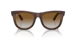 แว่นกันแดด Rayban Wayfarer Reverse RBR0502S-6709CB Transparent Brown Rayban Wayfarer Reverse RBR0502S 6709CB แว่นกันแดดด้านหน้า