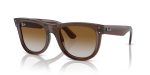 แว่นกันแดด Rayban Wayfarer Reverse RBR0502S-6709CB Transparent Brown Rayban Wayfarer Reverse RBR0502S 6709CB กรอบน้ำตาลโปร่งใส เลนส์น้ำตาลไล่ระดับ