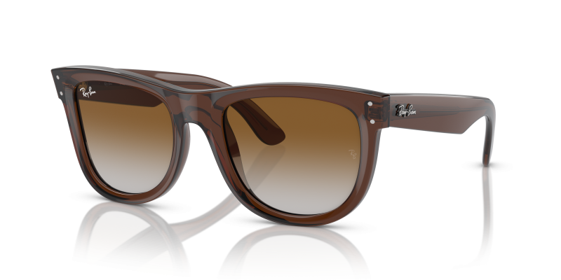 แว่นกันแดด Rayban Wayfarer Reverse RBR0502S-6709CB Transparent Brown Rayban Wayfarer Reverse RBR0502S 6709CB กรอบน้ำตาลโปร่งใส เลนส์น้ำตาลไล่ระดับ