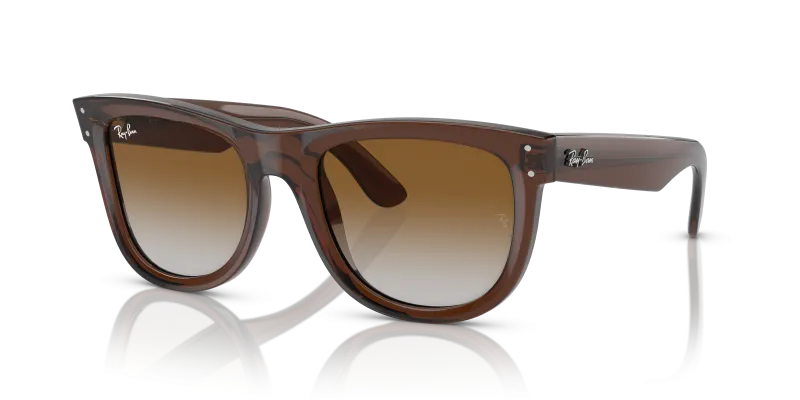 แว่นกันแดด Rayban Wayfarer Reverse RBR0502S-6709CB Transparent Brown Rayban Wayfarer Reverse RBR0502S 6709CB กรอบน้ำตาลโปร่งใส เลนส์น้ำตาลไล่ระดับ