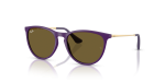 แว่นกันแดดเด็ก Rayban Junior Erika RJ9060SF-717973 Purple Rubber Rayban Junior Erika RJ9060SF 717973 แว่นกันแดดเด็กผู้หญิงม่วง