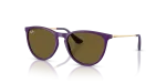 แว่นกันแดดเด็ก Rayban Junior Erika RJ9060SF-717973 Purple Rubber Rayban Junior Erika RJ9060SF 717973 แว่นกันแดดเด็กผู้หญิงม่วง