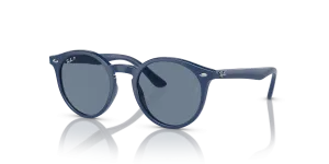 Rayban RJ9064S 71612V แว่นกันแดดเด็กสีน้ำเงิน โพลาไรซ์