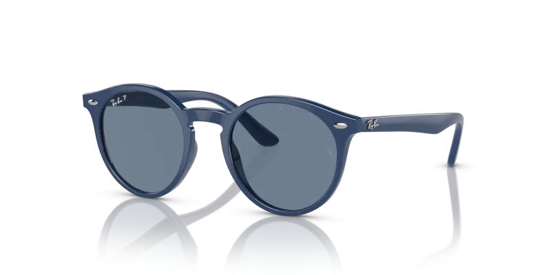 แว่นกันแดด Rayban RJ9064S-71612V Blue Dark Blue Polarized Rayban RJ9064S 71612V แว่นกันแดดเด็กสีน้ำเงิน โพลาไรซ์