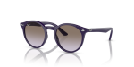 แว่นกันแดด Rayban RJ9064S-71634Q Violet Lilac Gradient Light Grey Rayban RJ9064S 71634Q แว่นกันแดดเด็กสีม่วง