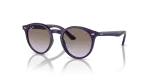 แว่นกันแดด Rayban RJ9064S-71634Q Violet Lilac Gradient Light Grey Rayban RJ9064S 71634Q แว่นกันแดดเด็กสีม่วง