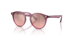 แว่นกันแดด Rayban RJ9064S-71867E Transparent Violet Rayban RJ9064S-71867E ม่วงโปร่งใส แว่นกันแดดเด็กทรงแฟนทอส