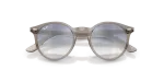 แว่นกันแดดเด็ก Rayban Junior RJ9064S-72207B Transparent Grey Rayban Junior RJ9064S 72207B close-up ด้านหน้า