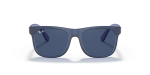 แว่นกันแดดเด็ก Rayban Junior Justin RJ9069S-706080 Transparent Blue Rayban Junior Justin RJ9069S 706080 ด้านหน้า