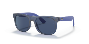 Rayban Junior Justin RJ9069S 706080 แว่นกันแดดเด็กผู้ชายน้ำเงิน