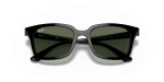 แว่นกันแดดเด็ก Rayban RJ9071S-100/71 Black Dark Green Rayban RJ9071S 100 71 close-up ด้านหน้า